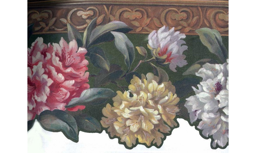 Hand Painted Floral HP5496 Wallpaper Border