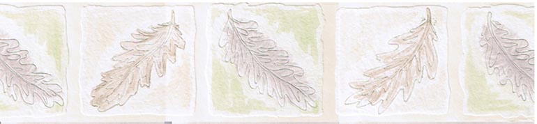 Leaves Purple B0418 Wallpaper Border