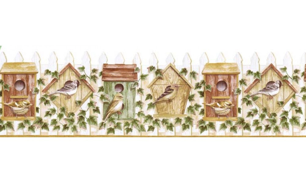 Birds House B3621COV Wallpaper Border