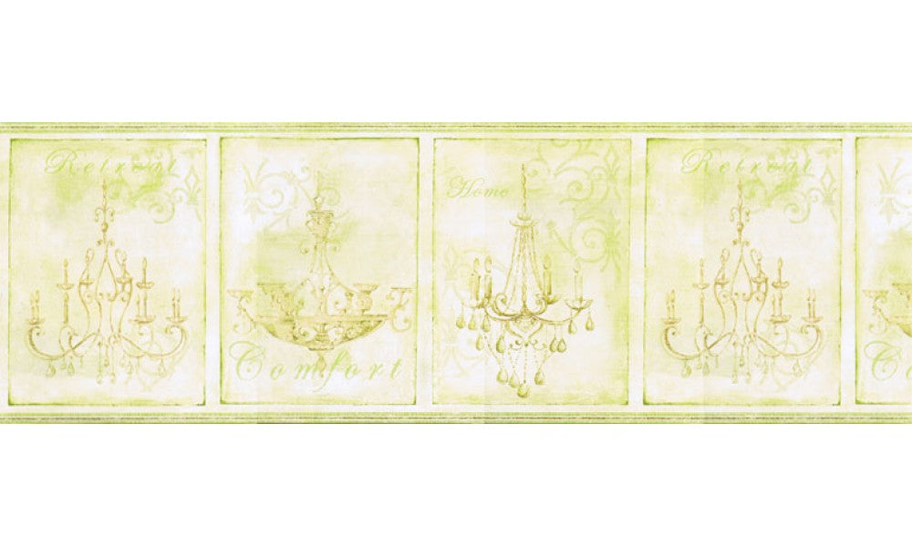 Chandeliers KD8100B Wallpaper Border