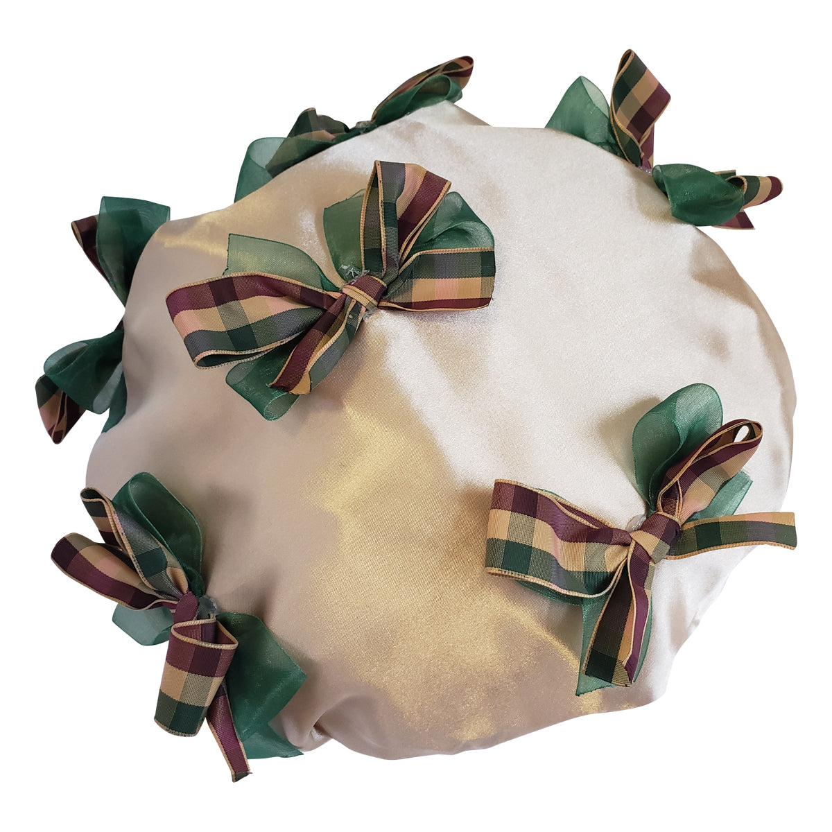 Diva Plaid Designer Shower Cap