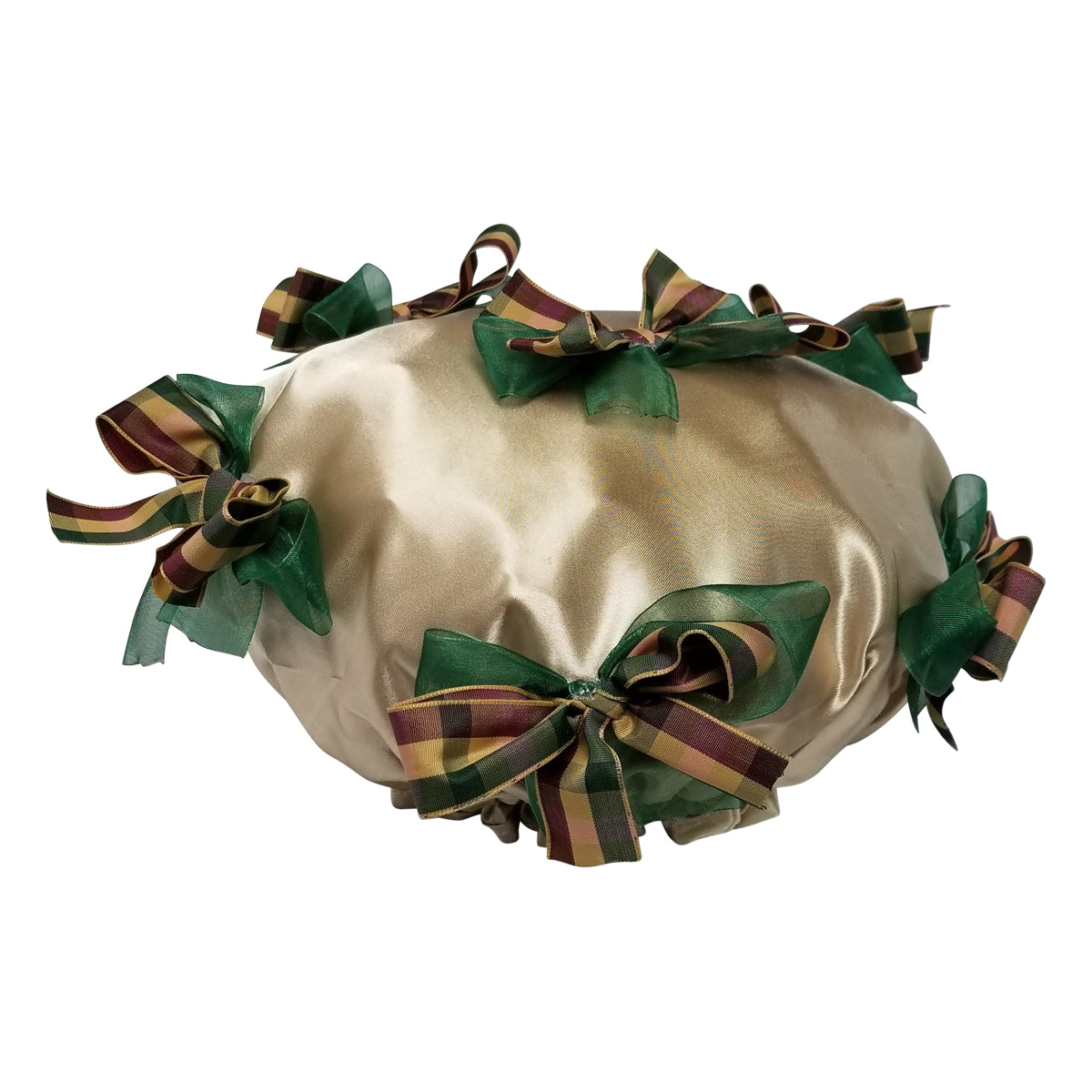 Diva Plaid Designer Shower Cap