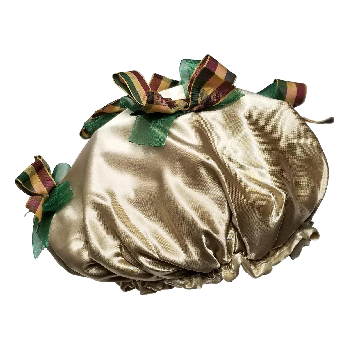 Diva Plaid Designer Shower Cap