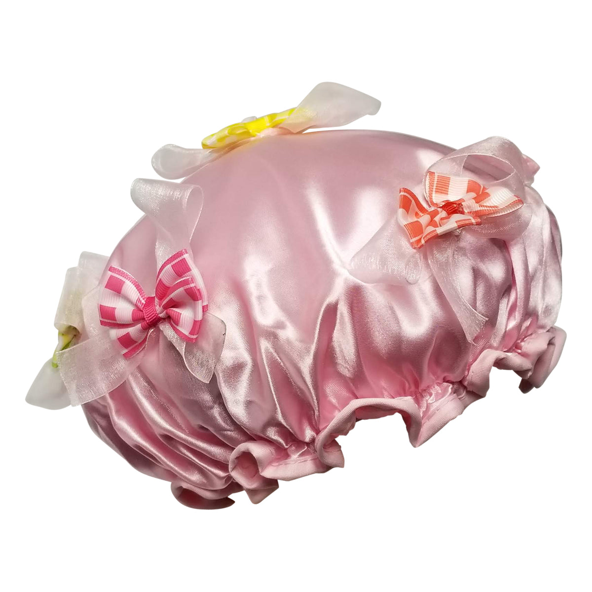 Blooming Blush Designer Shower Cap