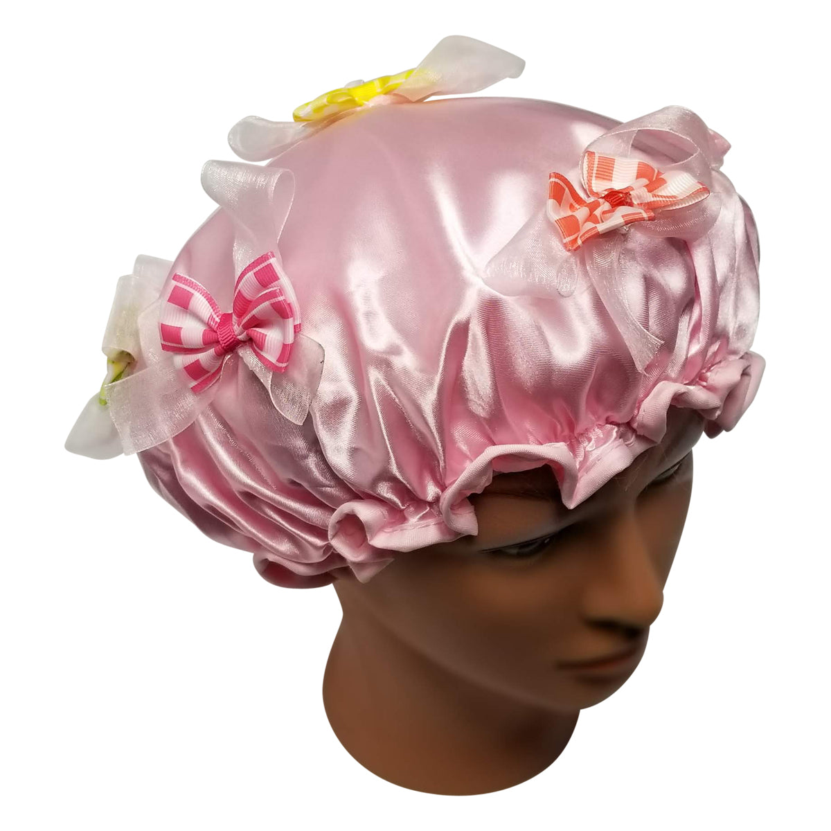 Blooming Blush Designer Shower Cap