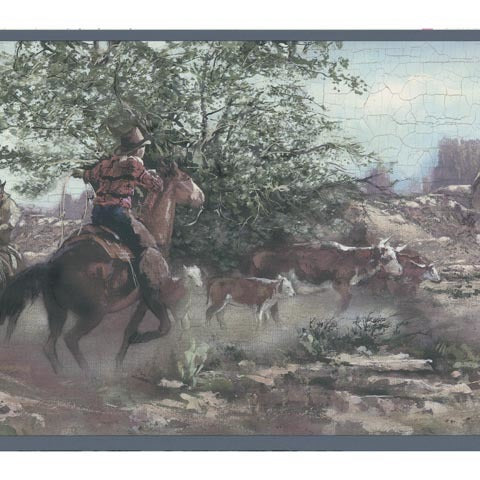 Horse  241B63518 Wallpaper Border