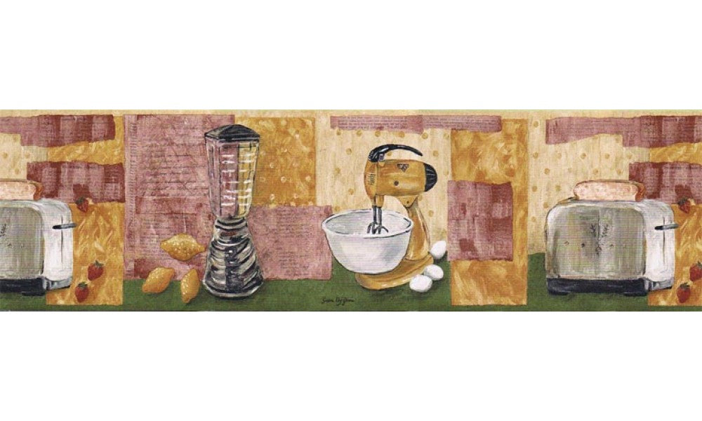 Kitchen KLM43027B Wallpaper Border