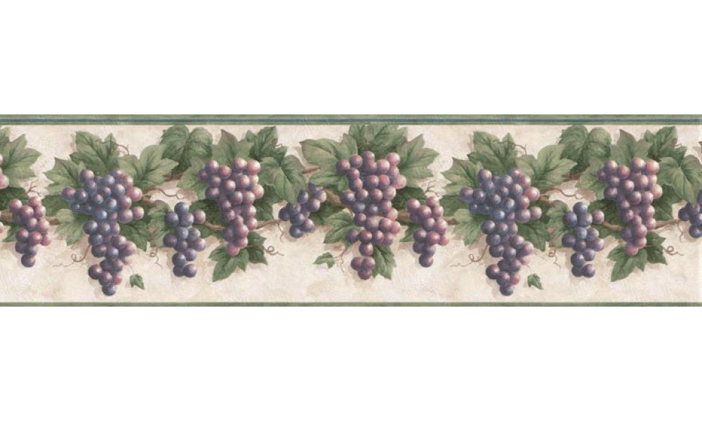 Grape Fruits VC827B Wallpaper Border