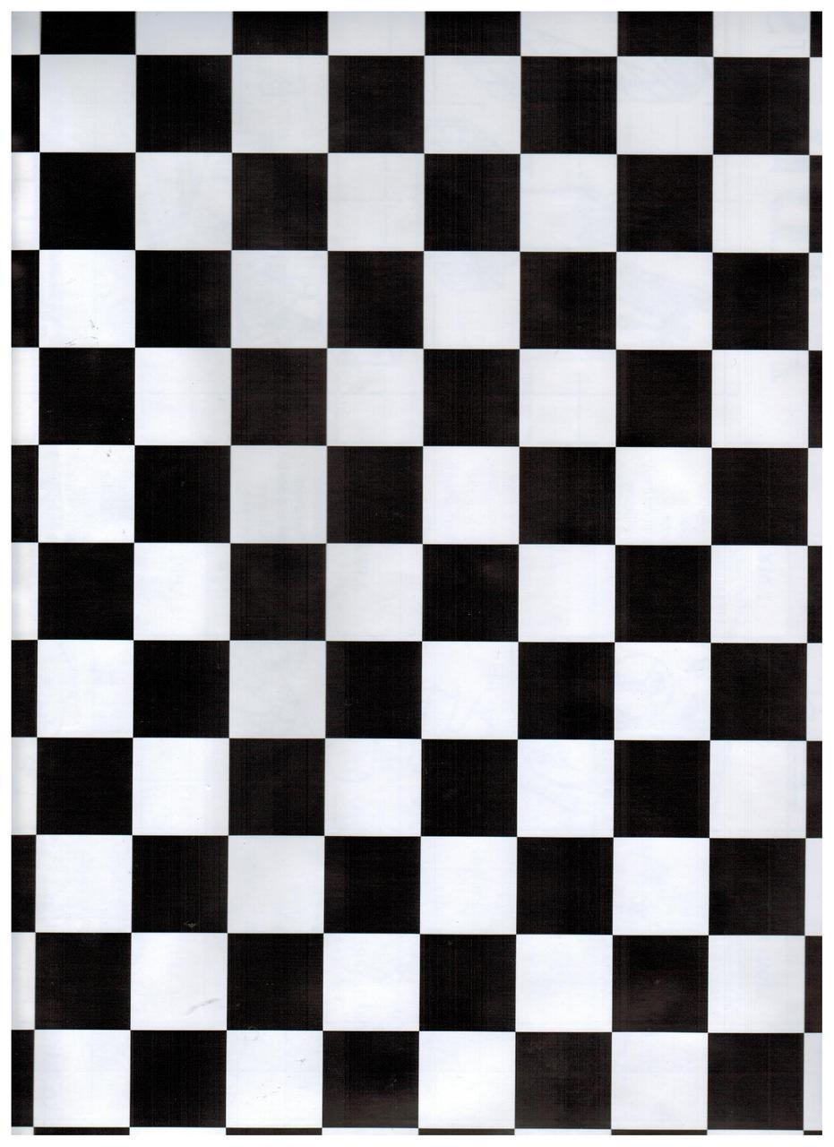 Black White Tiles Contact Paper