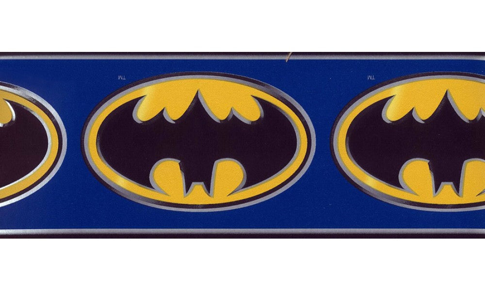 Kids - Batman Logo Wall Border BZ9230 Wallpaper