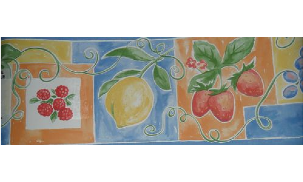Blue Fruit FT17191 Wallpaper Border