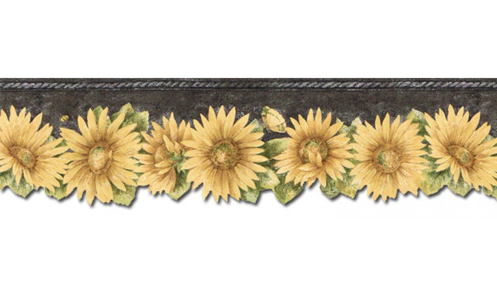 Sunflowers TH29023DB Wallpaper Border