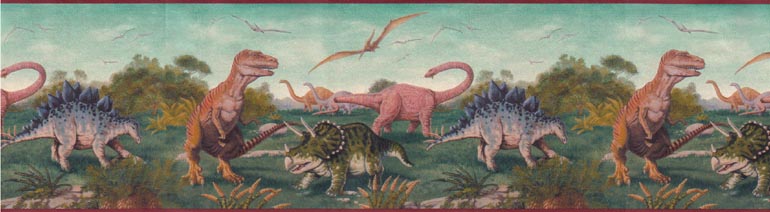 Dinosaurs  SB10121B Wallpaper Border