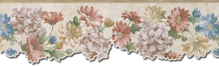 Floral SA75750DC Wallpaper Border