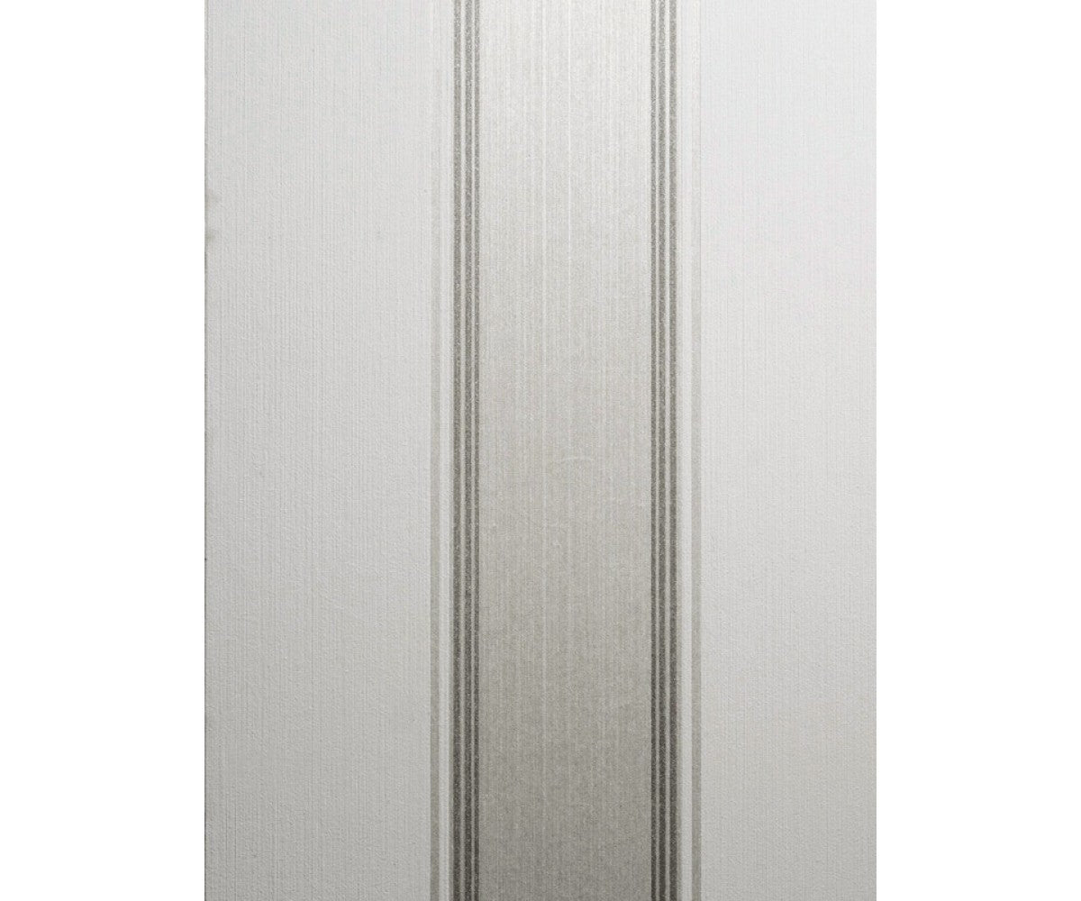 Plain Wide Stripes White 266460 Wallpaper