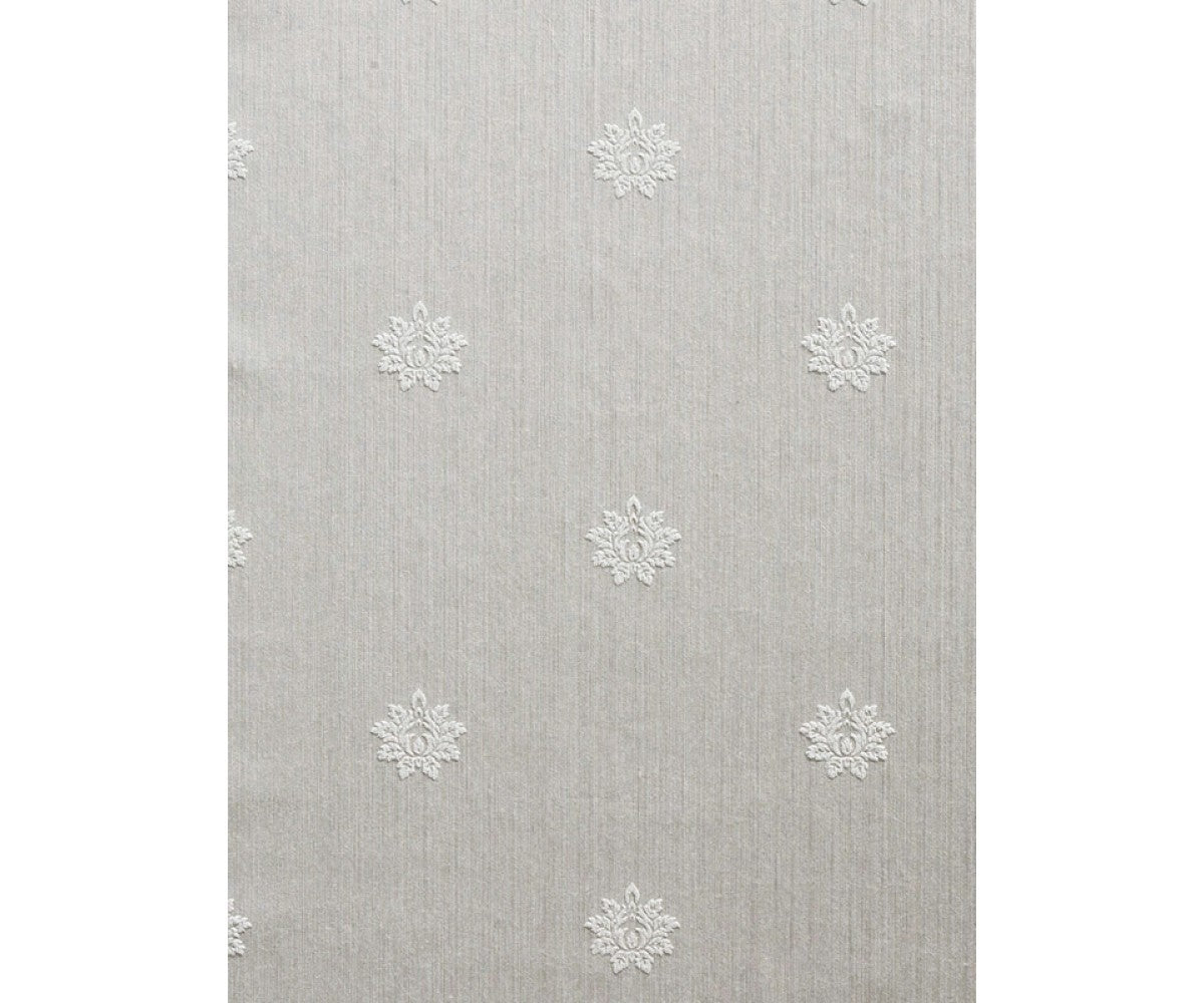 Embossed Floral Prints Grey 266569 Wallpaper