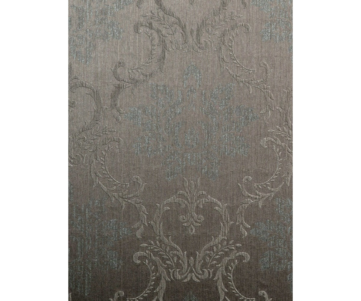 Embossed Floral Lattice Damask Black 266644 Wallpaper