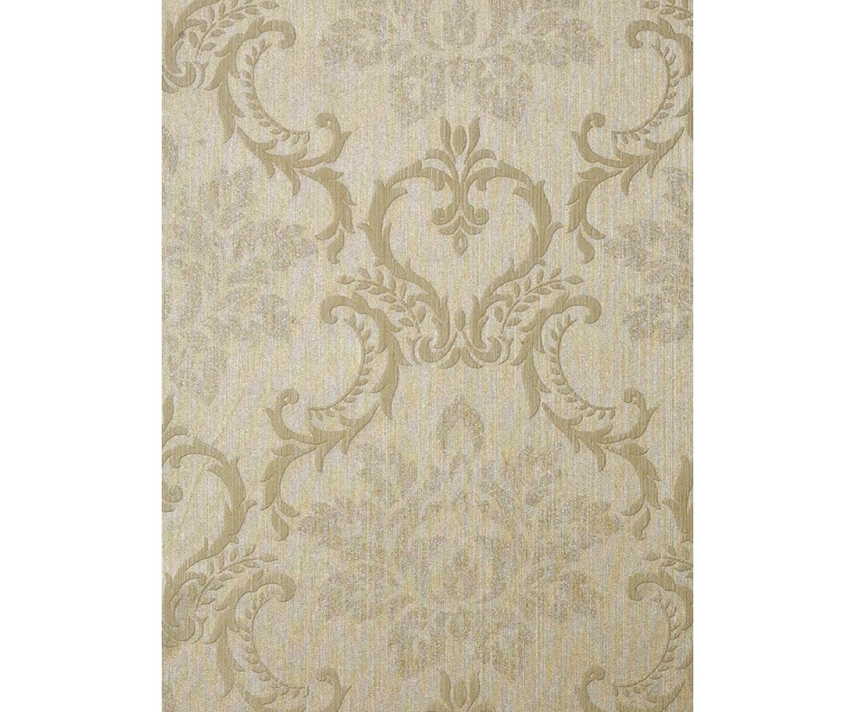 Embossed Floral Lattice Damask Brown 266651 Wallpaper