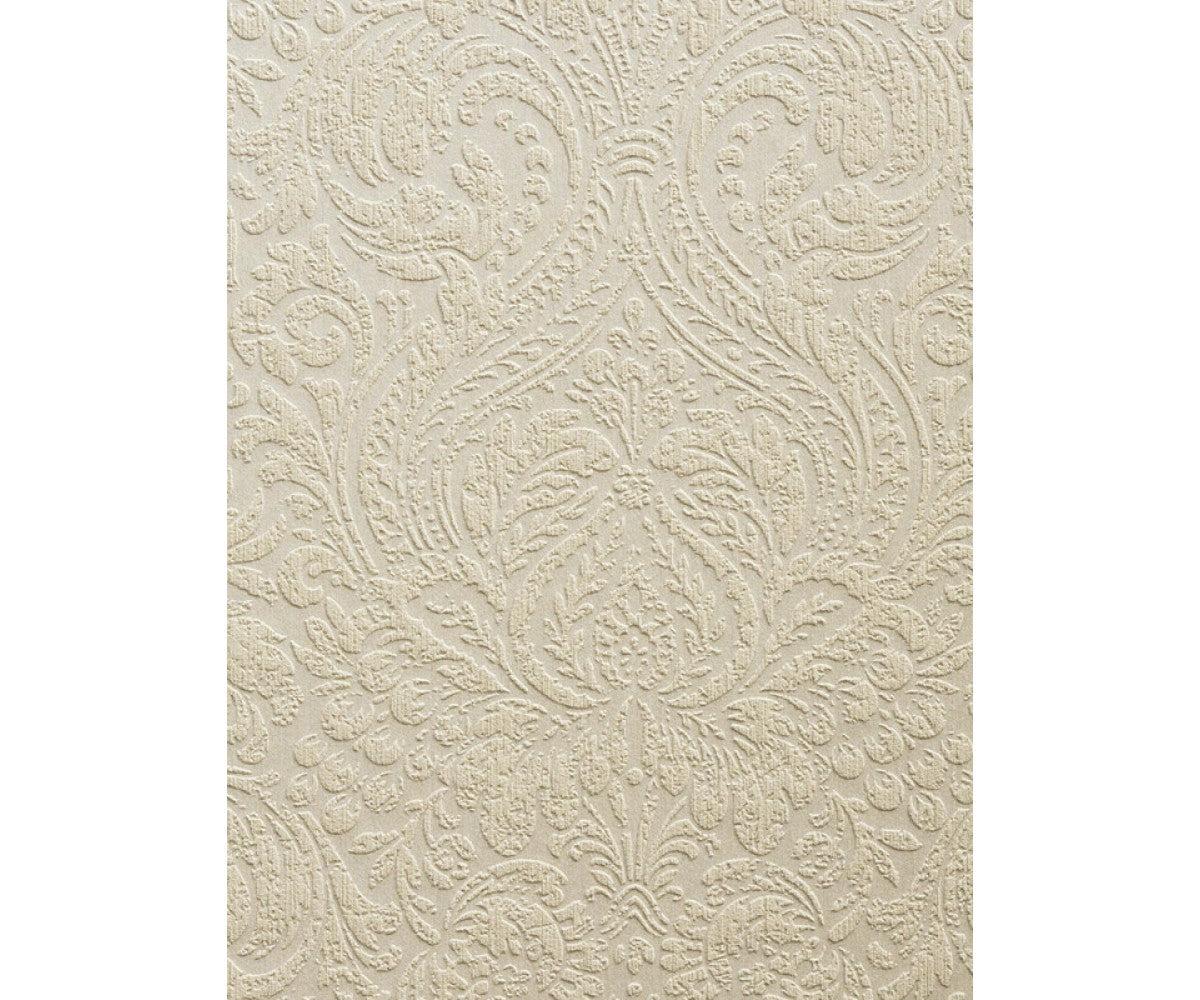Ornated Embossed Floral Prints Beige 266873 Wallpaper