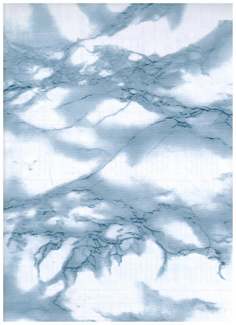 Marble Blue Contact Paper