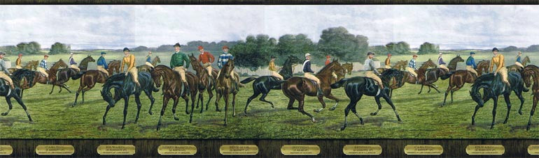 Polo Horses 5806285 Wallpaper Border