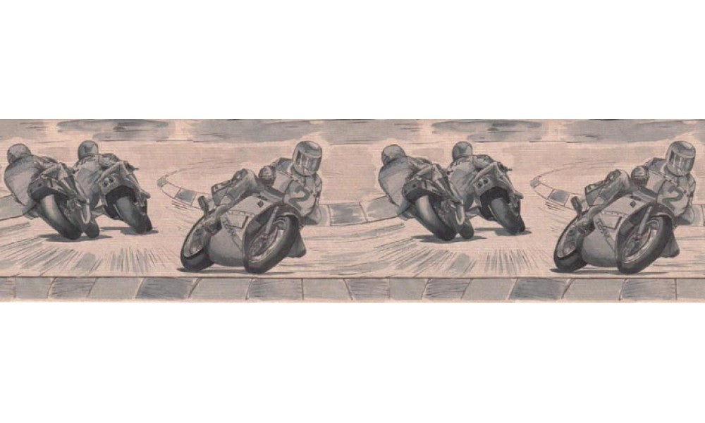 Kids B414MOTO Wallpaper Border