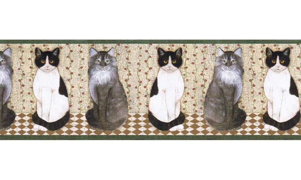 Cats B7104AFR Wallpaper Border