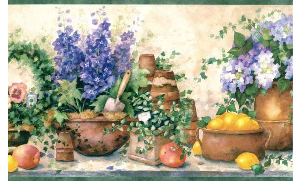 Green Gardening SI37232 Wallpaper Border