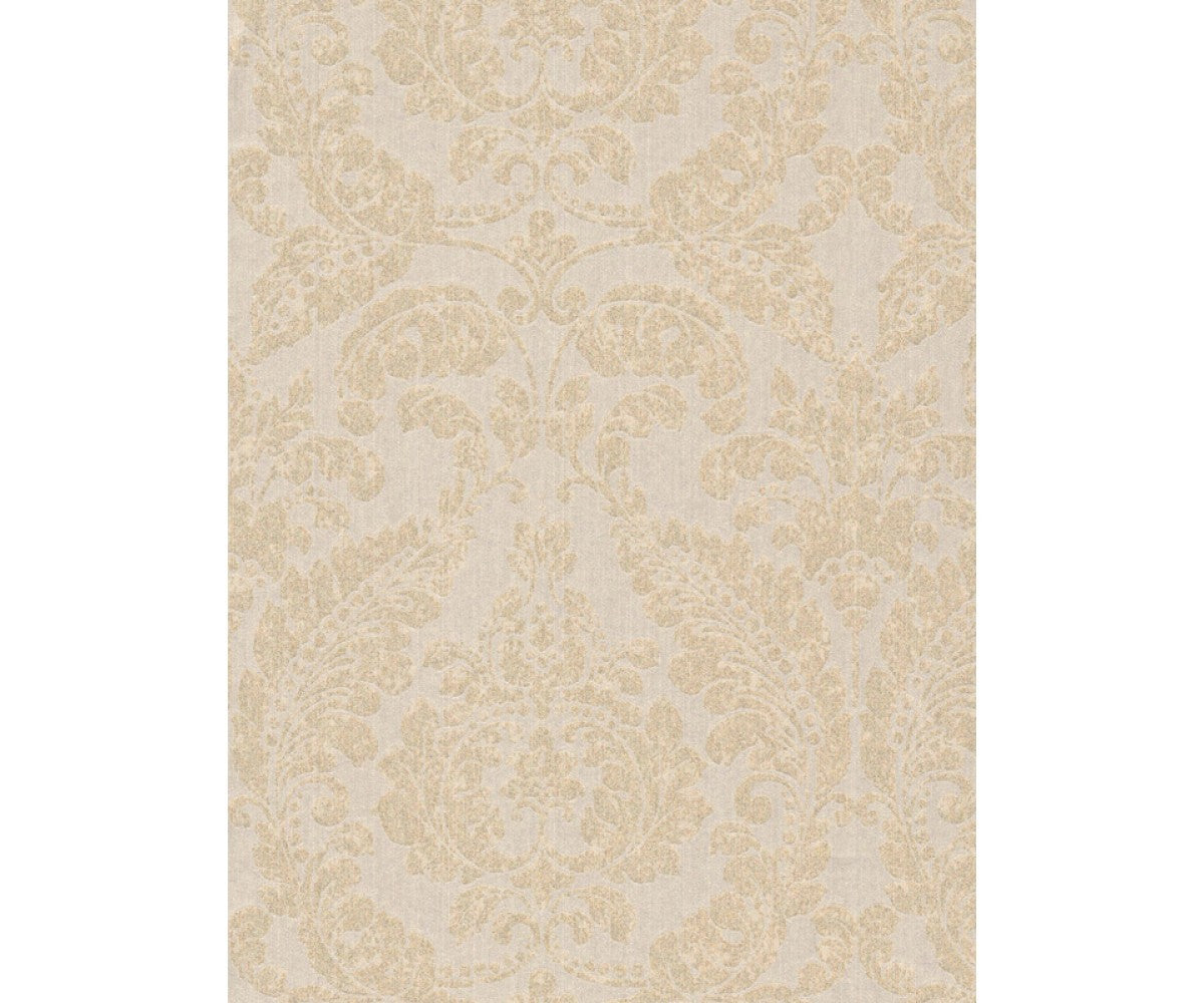 Baroque Textile Textured Metallic Cream 290229 Wallpaper