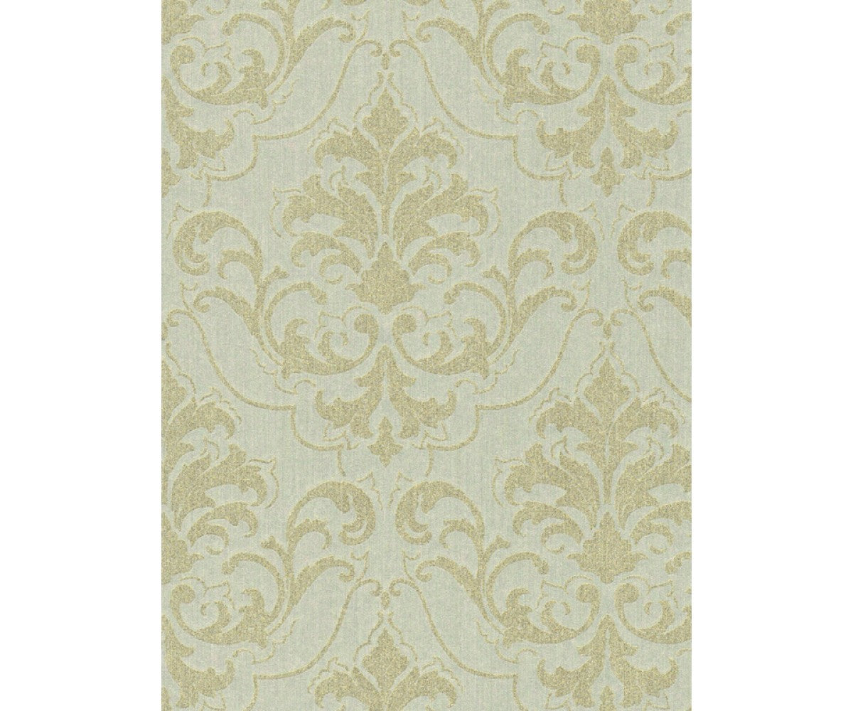 Baroque Prints Textured Metallic Green 290335 Wallpaper