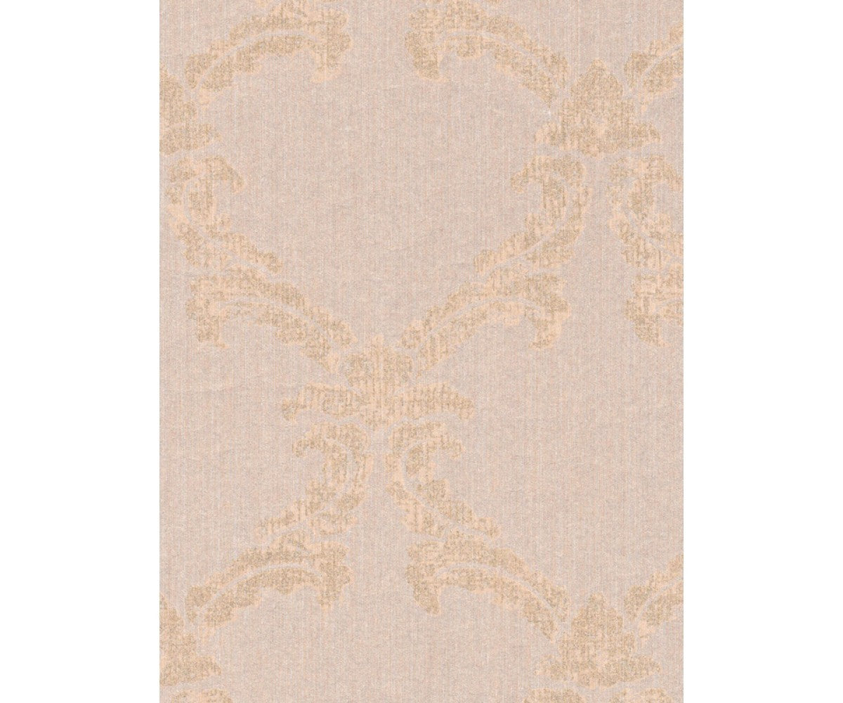 Baroque Textured Trellis Metallic Beige 290472 Wallpaper