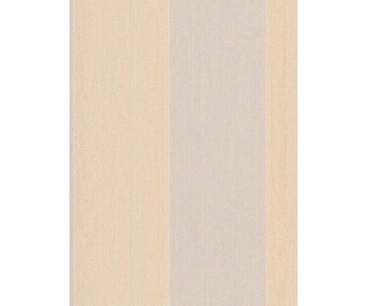 Wide Stripes Textured Metallic Cream 290724 Wallpaper