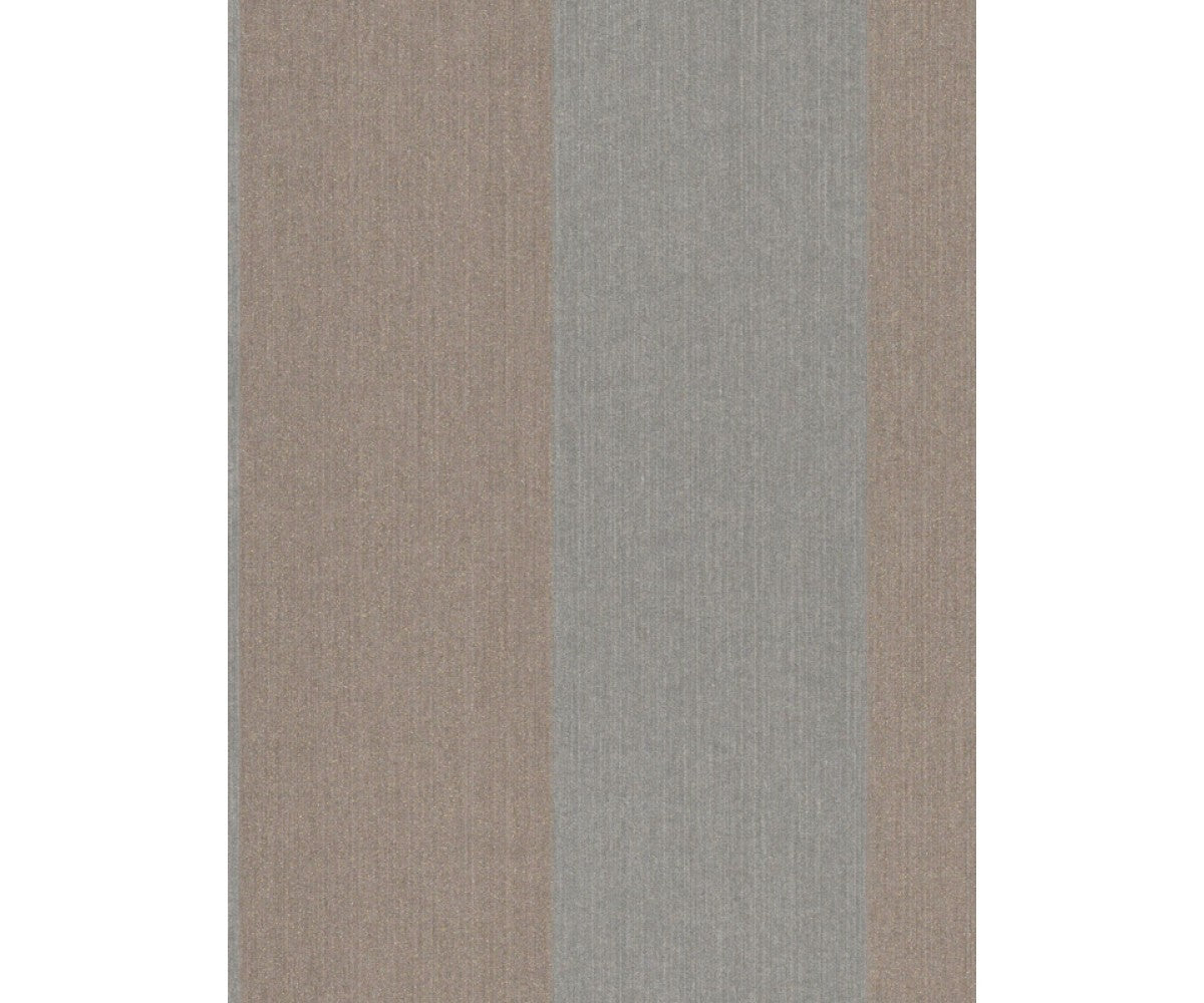 Wide Stripes Textured Metallic Brown 290748 Wallpaper