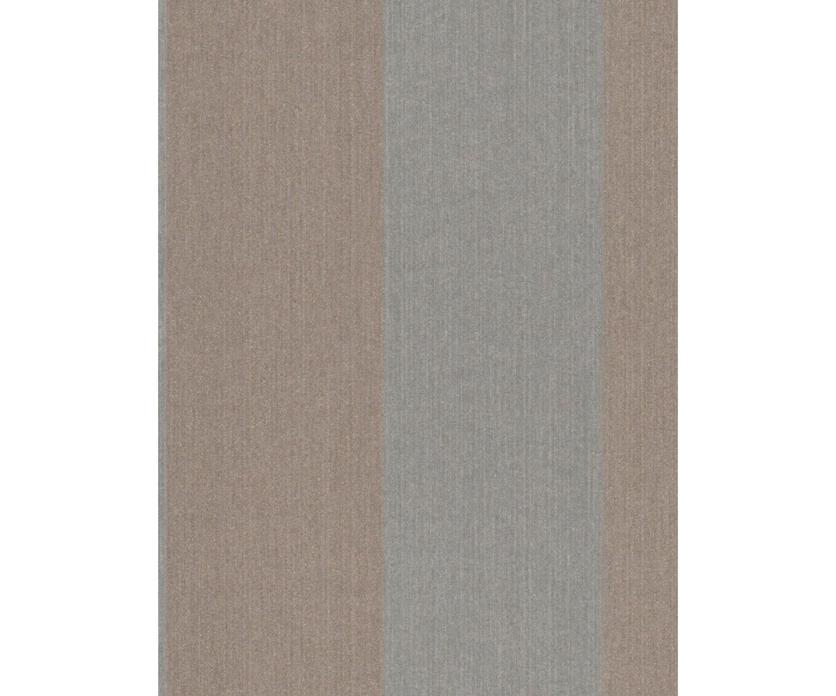 Wide Stripes Textured Metallic Brown 290748 Wallpaper