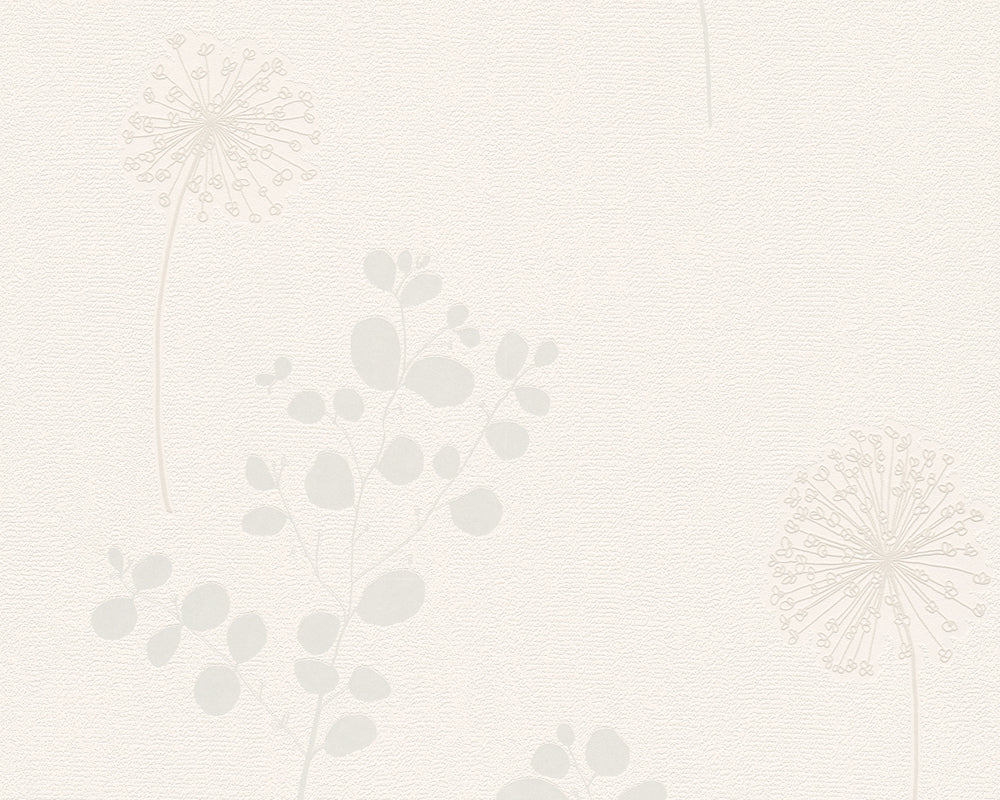 Grey Metallic Simply White 3 290915 Wallpaper
