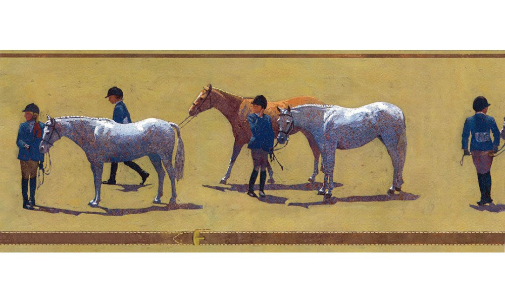 Horses HJ6638 Wallpaper Border