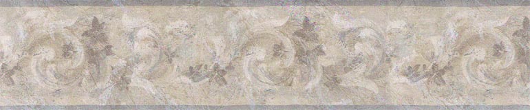Sachet Scroll Silver Leaves SA75773 Wallpaper Border