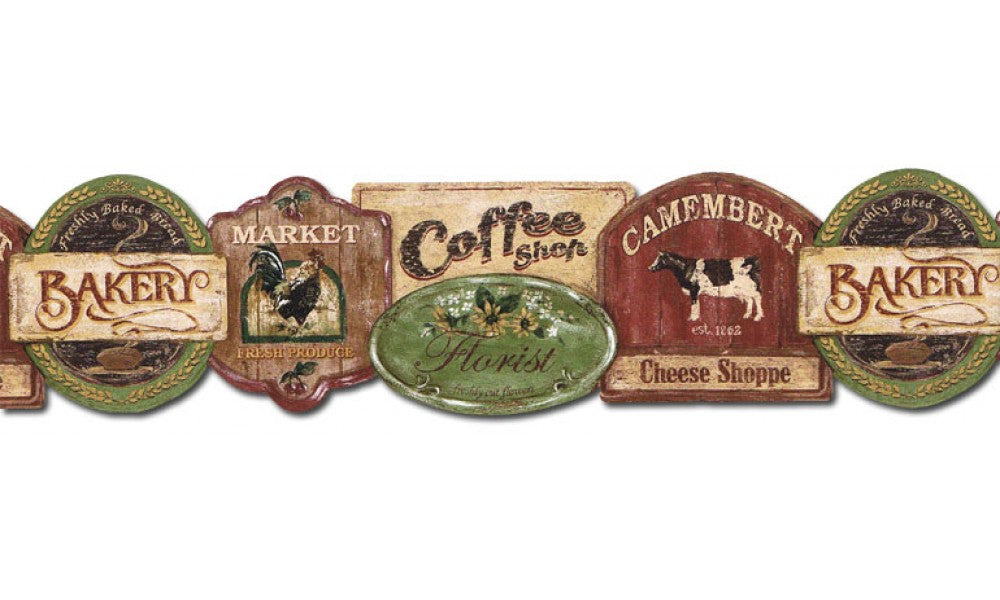 Country VIN7311DB Wallpaper Border