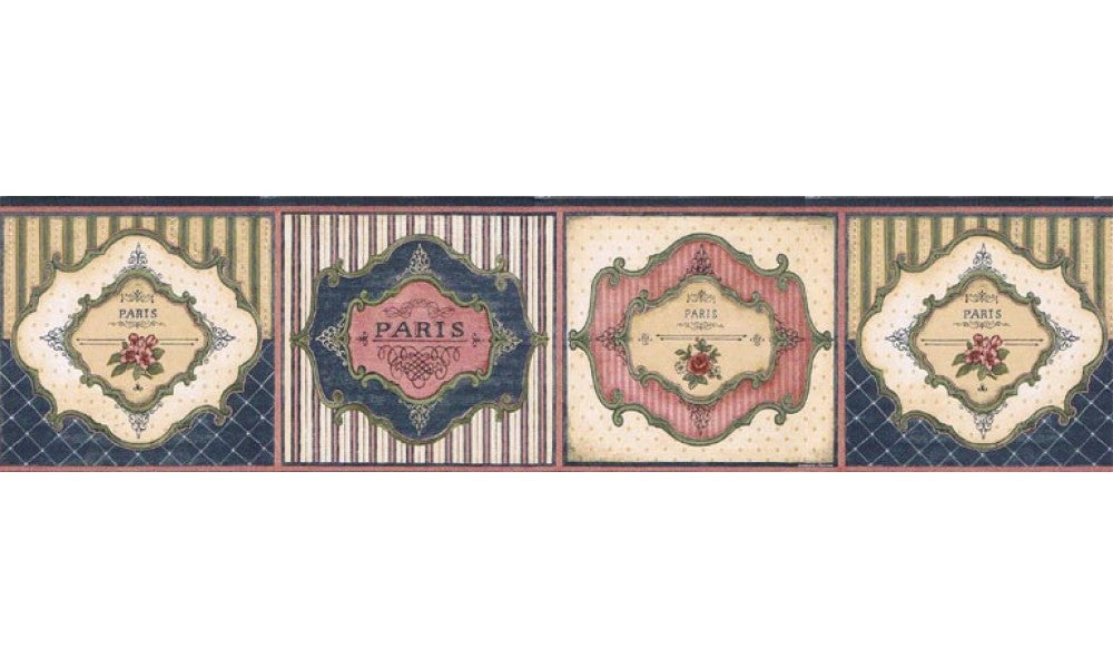Floral VIN7316B Wallpaper Border