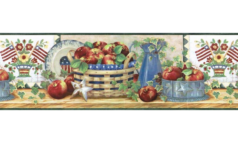 Apple Fruits B11023 Wallpaper Border