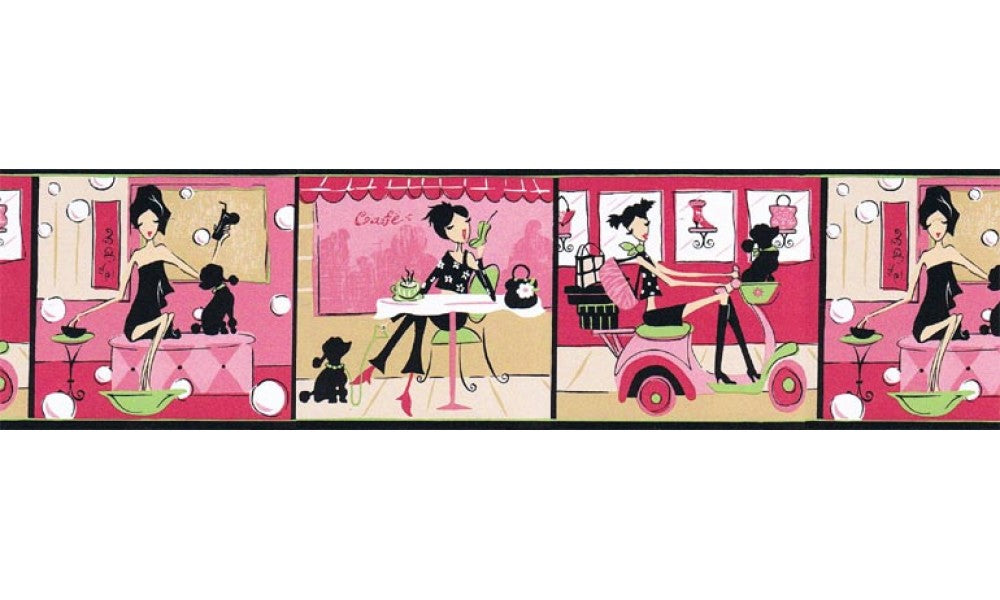 Dogs TW38004B Wallpaper Border