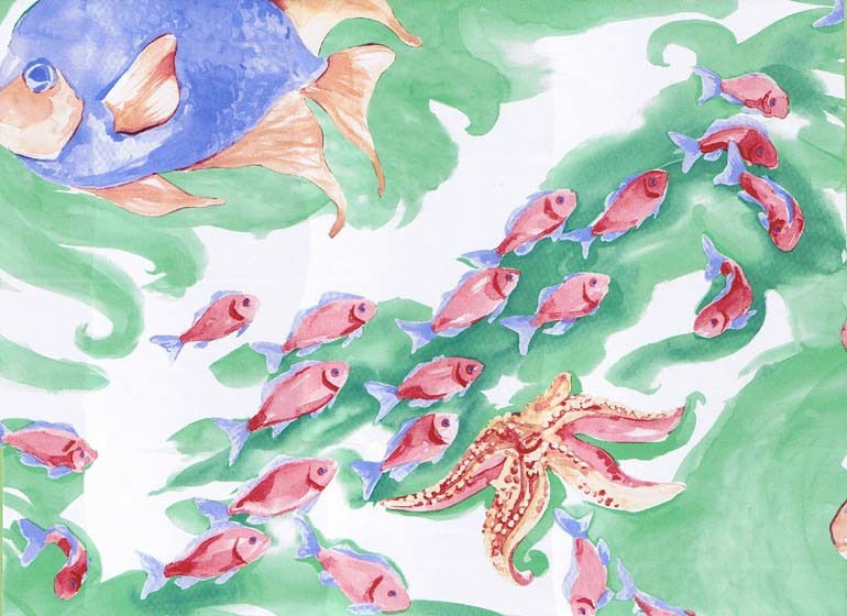 Under The Sea Bath Room 30260 Wallpaper