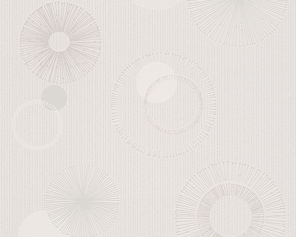 Cream Metallic Spot 3 302872 Wallpaper