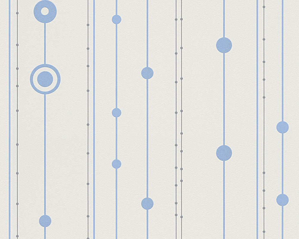 Blue Grey Spot 3 306002 Wallpaper