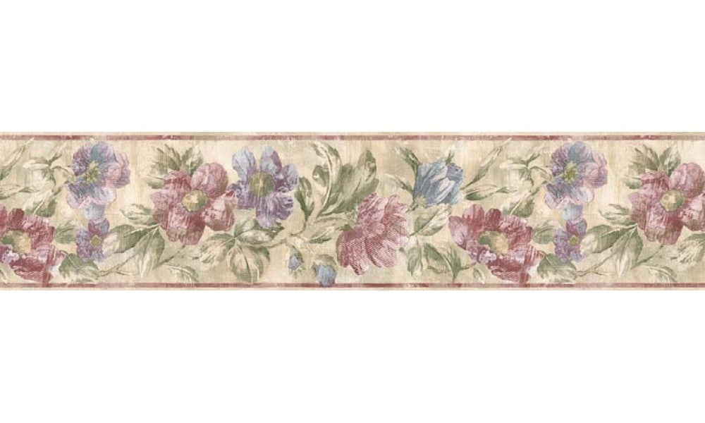 Floral ED76272 Wallpaper Border