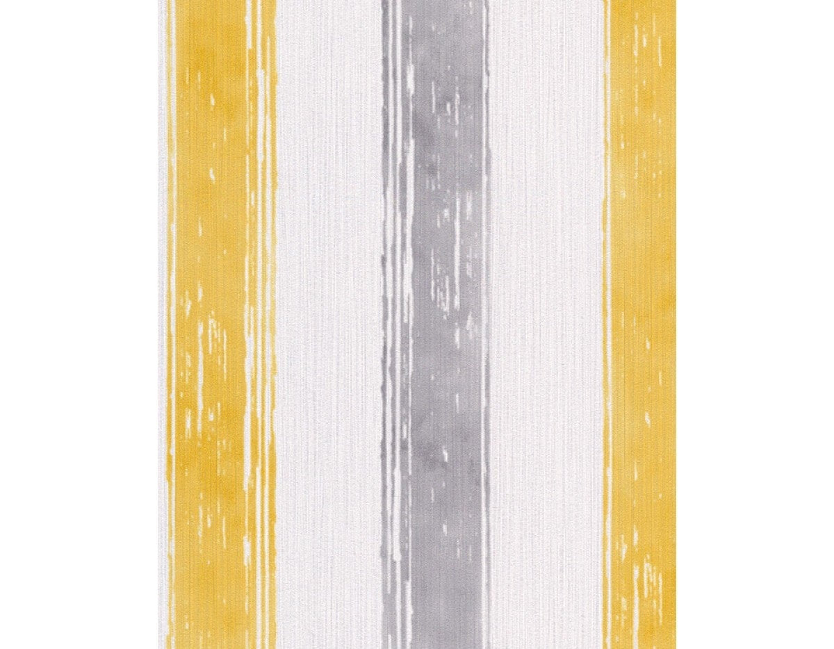 Pastel Stripes Yellow Grey 331526 Wallpaper