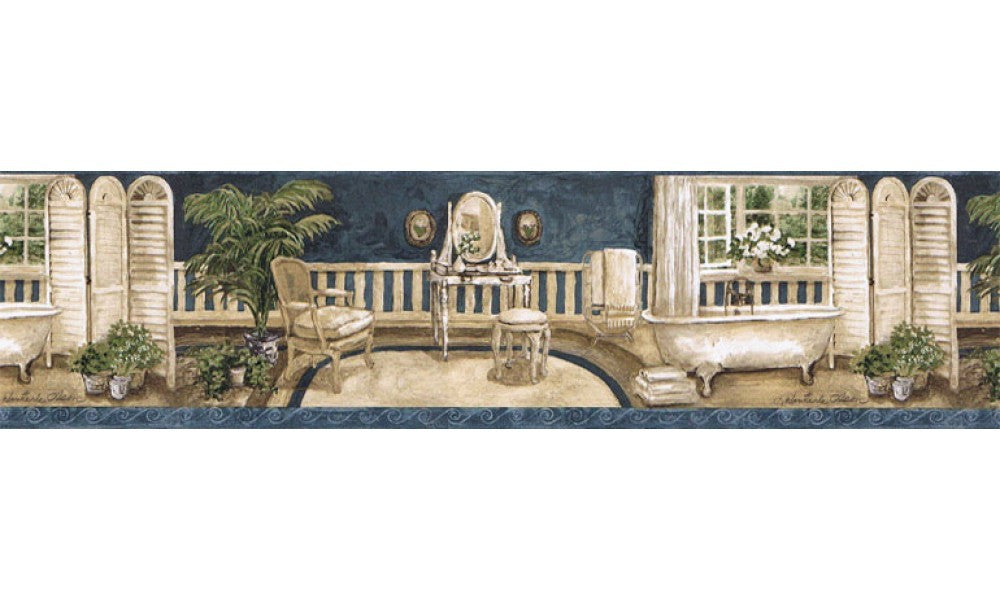 Contemporary AW77379 Wallpaper Border