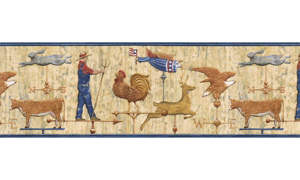 Animals Wallpape Border AFR7111 Wallpaper