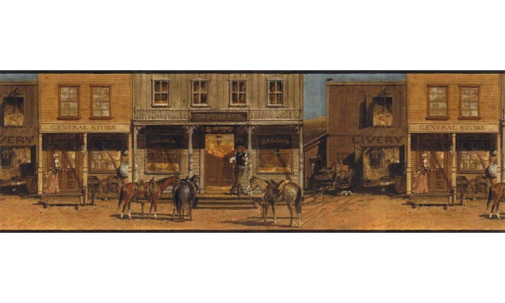 Horses EL49002B Wallpaper Border
