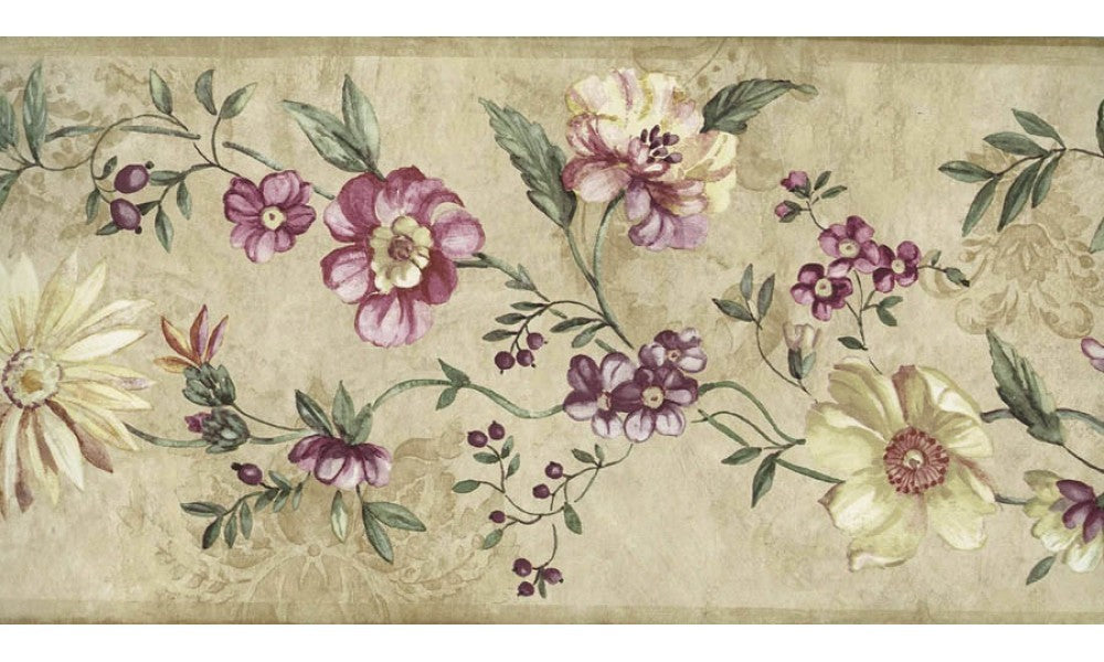 Pink Little Flowers 5506633 Wallpaper Border